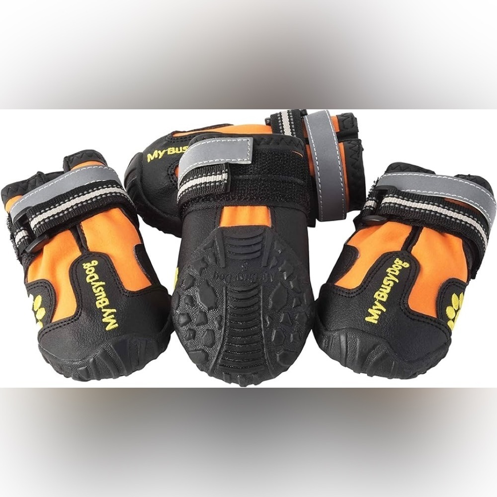My Busy Dog Water Resistant Shoes Reflective Fastening Straps Rugged Anti-Slip 3